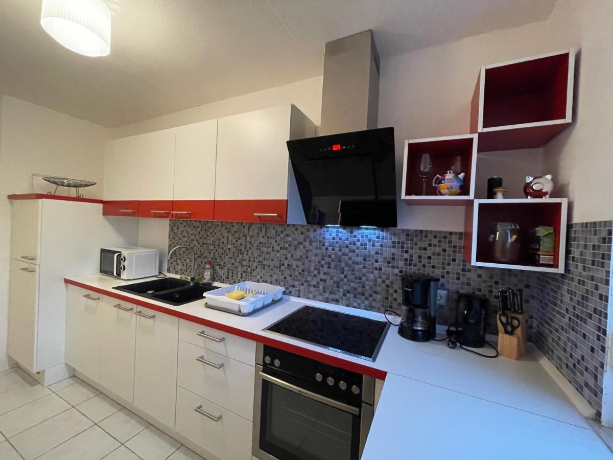 Ferienwohnung Balkonblick Am Hirschberg 圣温德尔 外观 照片