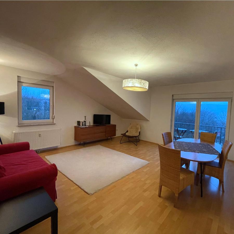 Ferienwohnung Balkonblick Am Hirschberg 圣温德尔 外观 照片