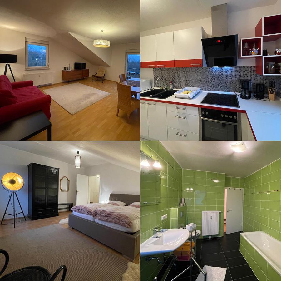 Ferienwohnung Balkonblick Am Hirschberg 圣温德尔 外观 照片